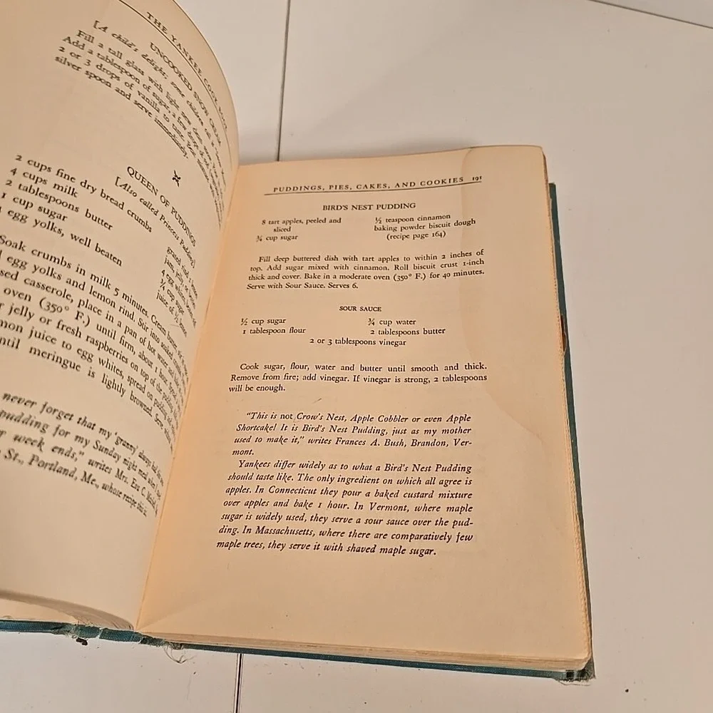 The Yankee Cook Book (Original 1939 Edition) 5th Impression‎
